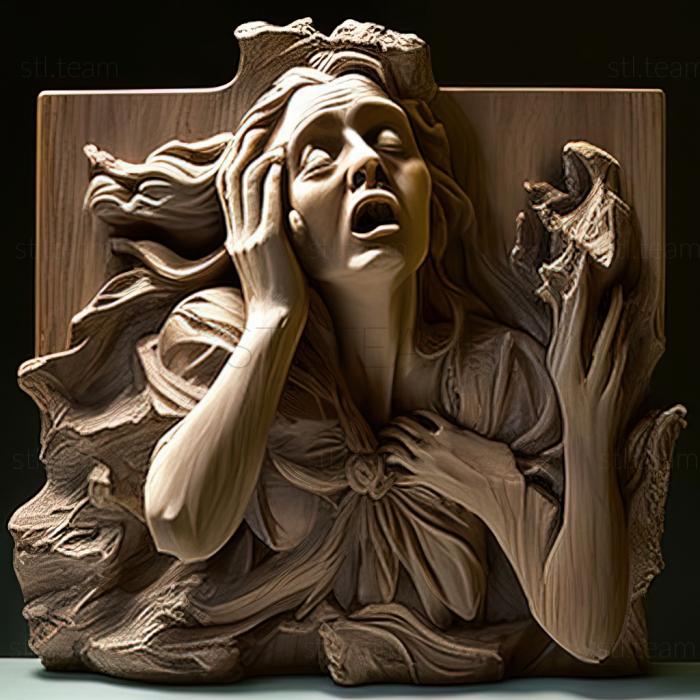 3D модель Доротея Таннінг американська художниця (STL)